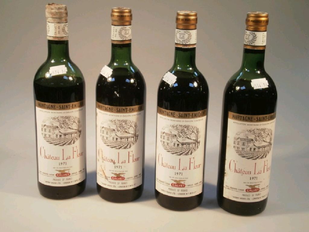 Appraisal: Four bottles of Chateau Lefleur Montagne St Emilion Calvert