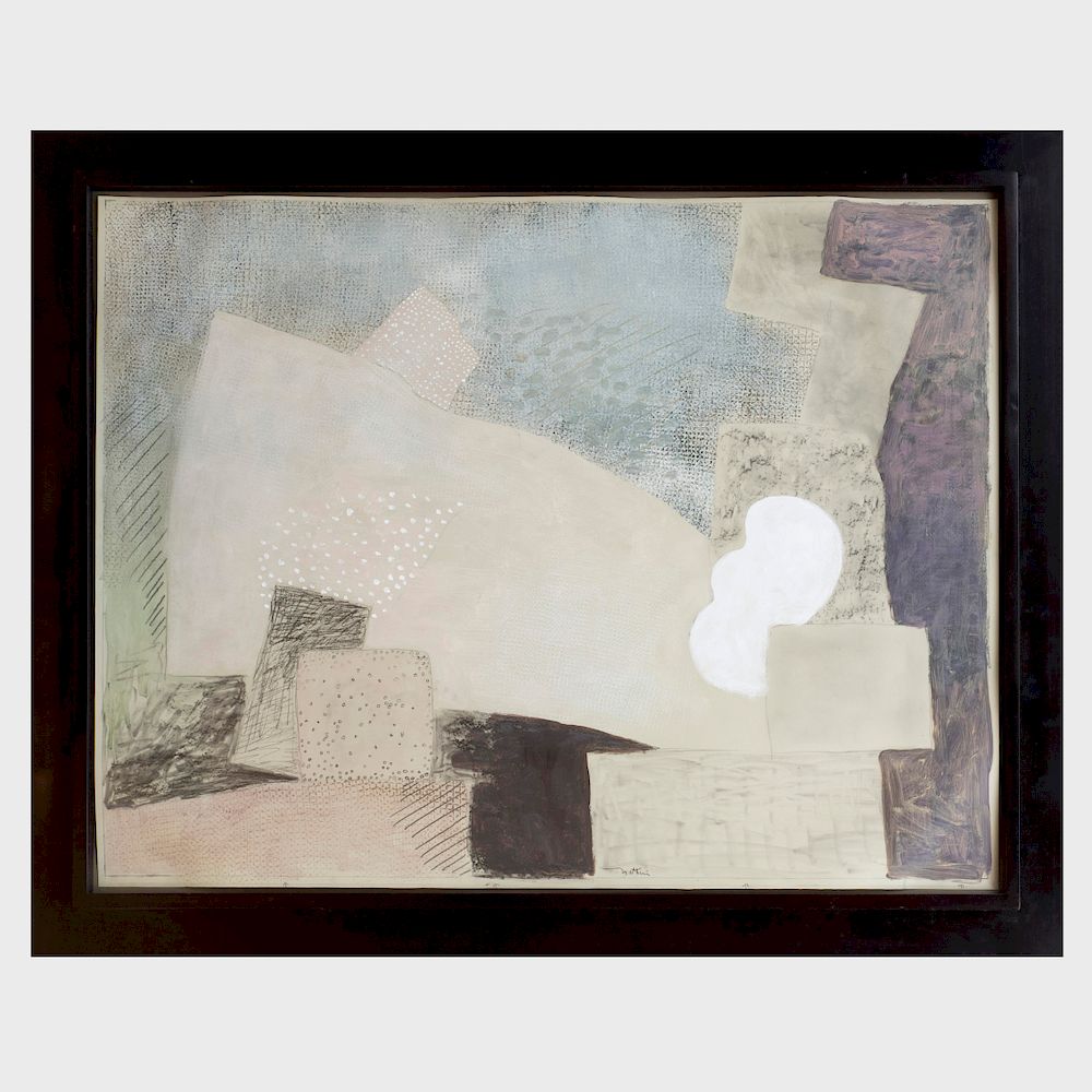 Appraisal: Robert Natkin - Untitled from Hitchcock Series Mixed media on