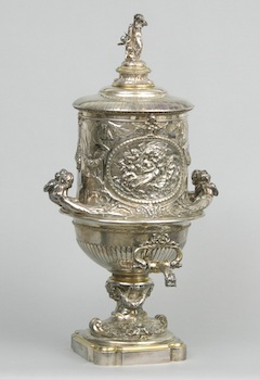 Appraisal: A th Century Silver Samovar From Birmingham England dated A