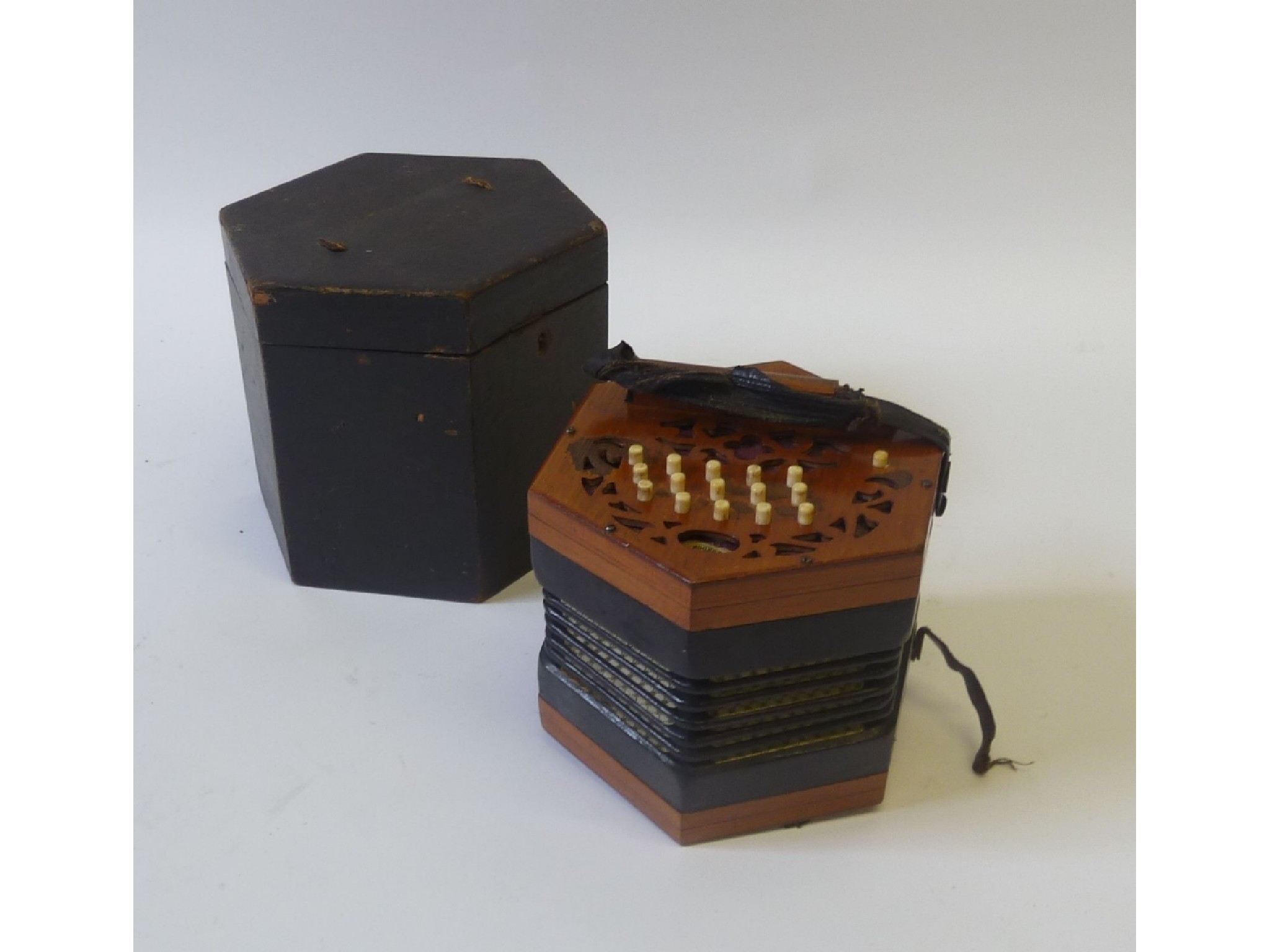 Appraisal: LACHENAL AND CO LONDON LATE NINETEENTH EARLY TWENTIETH CONCERTINA No