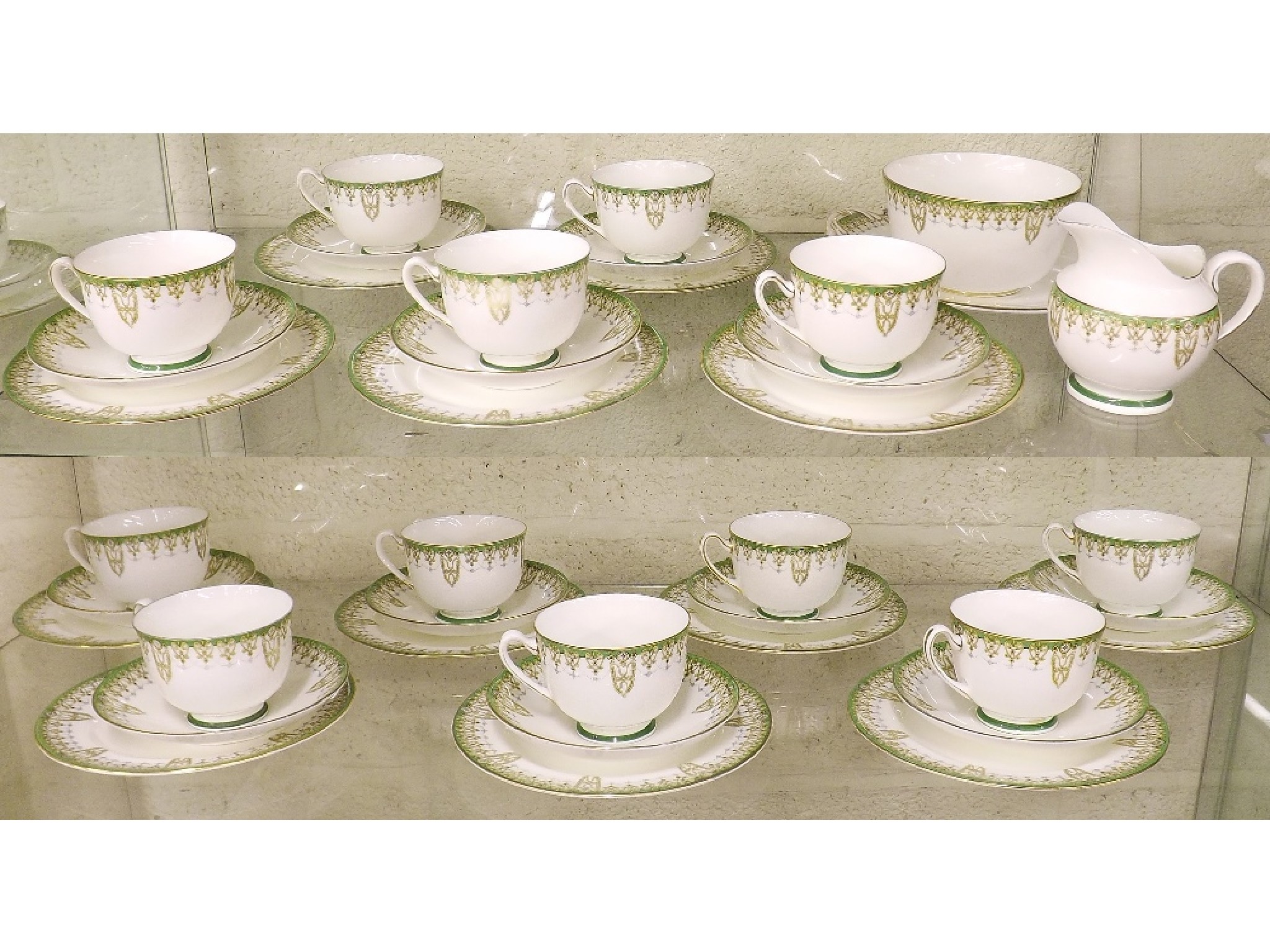 Appraisal: Royal Doulton Tivoli part tea service comprising cups saucers plates