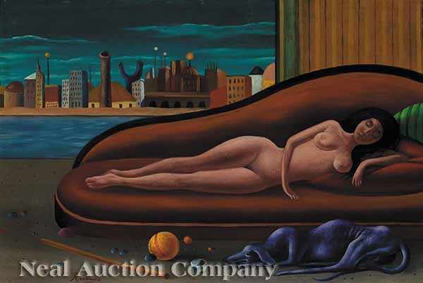 Appraisal: Noel Rockmore American New Orleans - Day Dream oil on