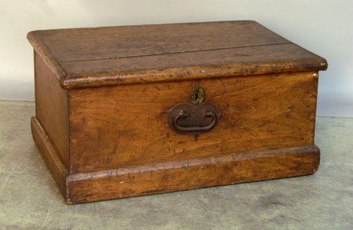 Appraisal: Butternut lock box th c h