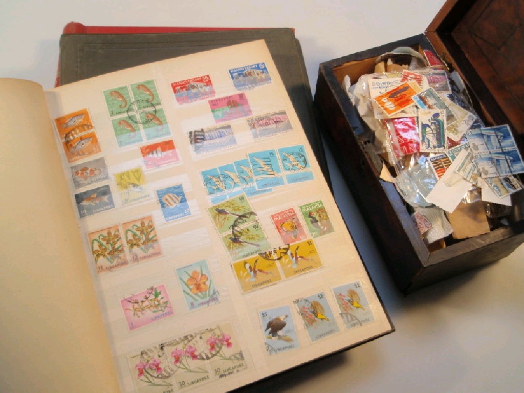 Appraisal: Album of World stamps a stamp stock book with mostly