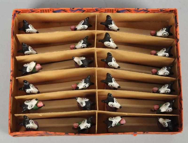 Appraisal: Lot of Bisque Disney Inspired Knife Rests Unmarked but probably