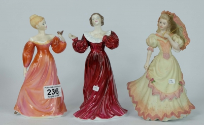 Appraisal: Coalport Lady figures Affection Caroline and Montpellier walk