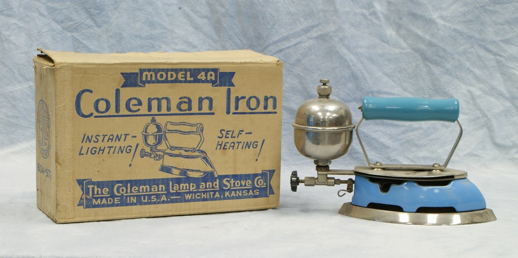 Appraisal: Blue Coleman Iron in original box Model A