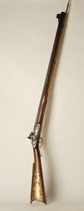 Appraisal: A Mid 's Percussion Long Rifle by T H Wood