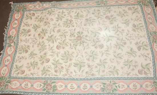 Appraisal: Chain stitched rug India modern x Estimate - Good condition