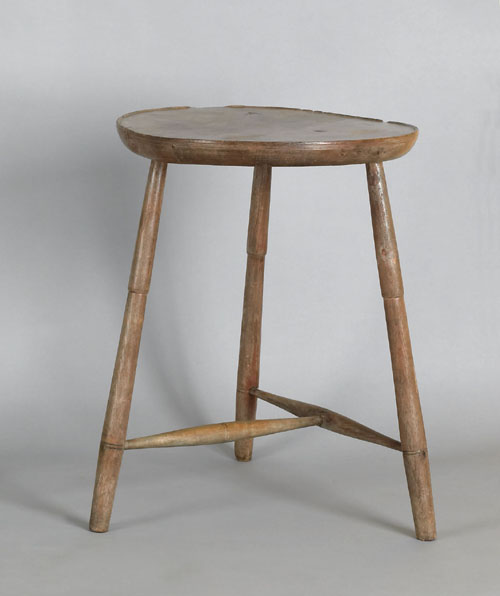 Appraisal: Rare windsor table early th c with a dished round