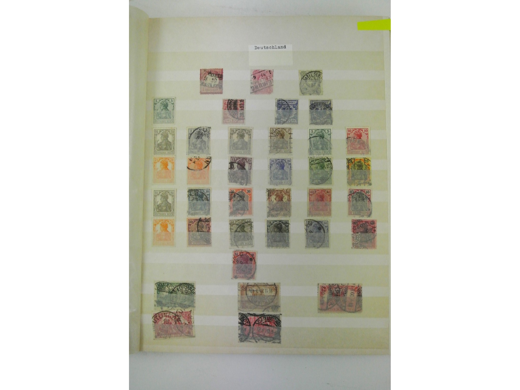 Appraisal: A stockbook containing a collection of GB and world stamps