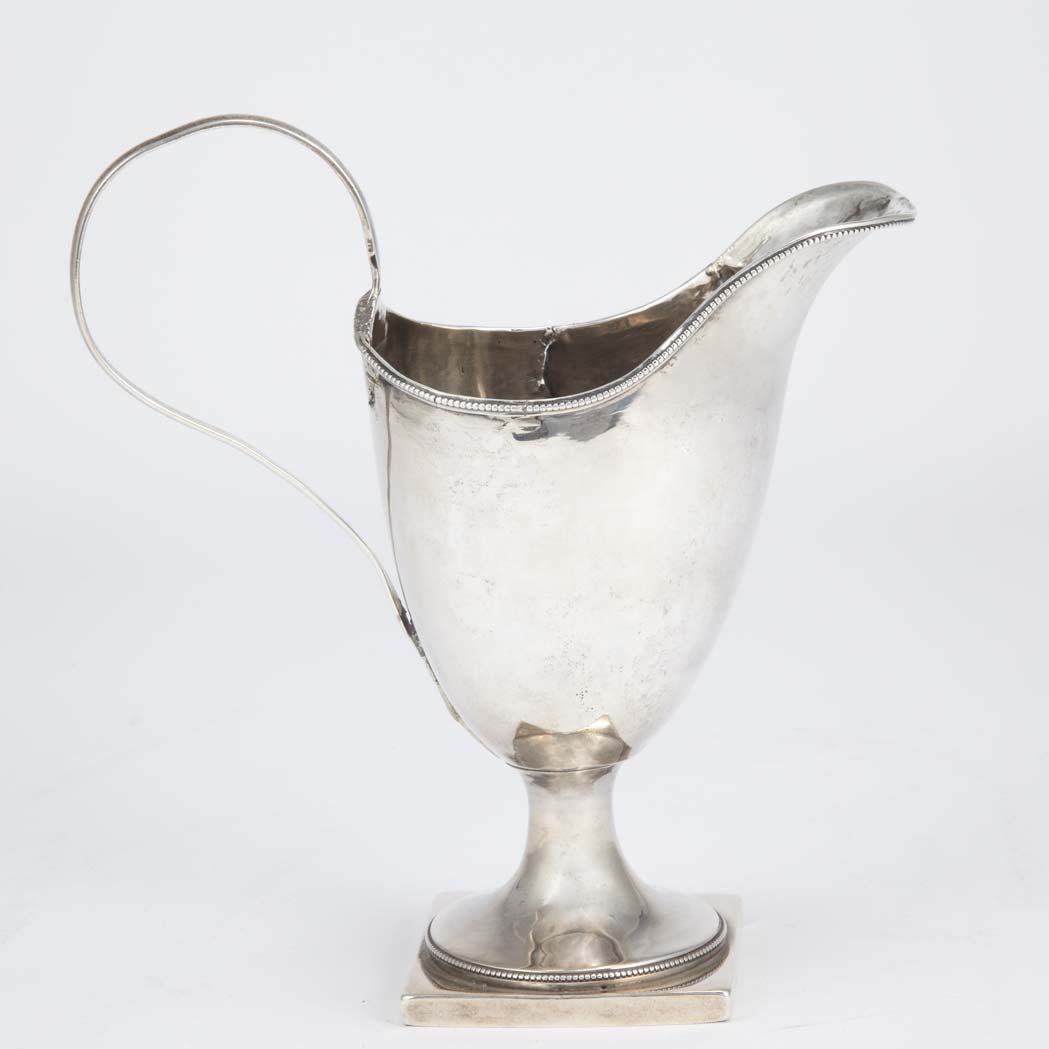 Appraisal: American Coin Silver Cream Jug Hugh Wishart New York circa