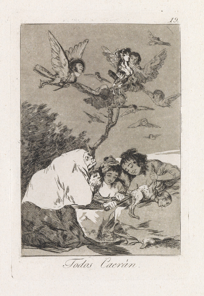 Appraisal: FRANCISCO JOS DE GOYA Todos Caer n Aquatint and etching