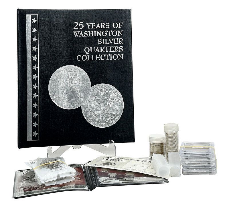 Appraisal: Silver Dimes Quarters Half Dollars silver coinage over in total