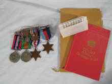 Appraisal: A set of W W II military medals with miniatures