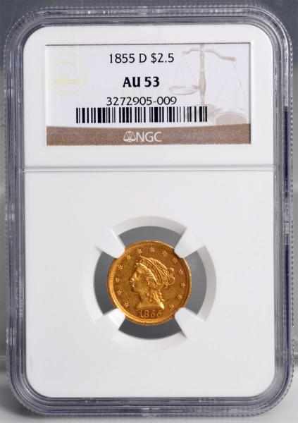 Appraisal: D - Gold Liberty NGC AU