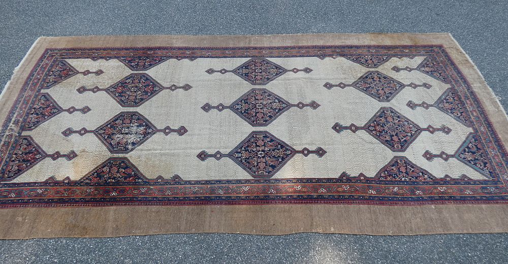 Appraisal: ANTIQUE CAMEL HAIR SERAB CARPET Antique camel hair Serab carpet