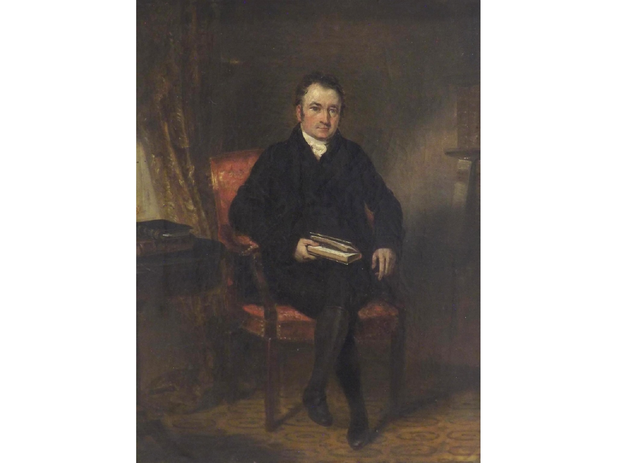 Appraisal: English School th century - Portrait of Reverend Thomas Kelly