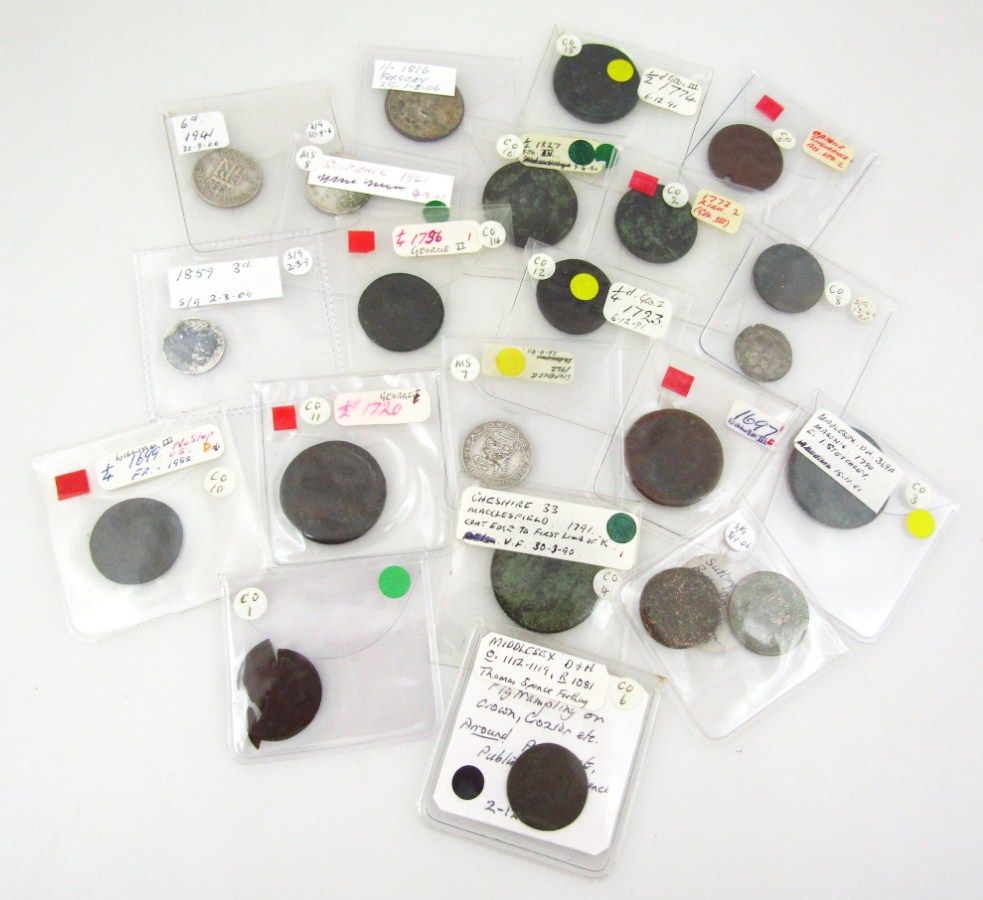 Appraisal: Various English hammered and other coins low denomination thC and