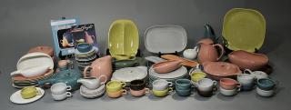 Appraisal: Extensive collection of Russel Wright Mid-Century pottery including service pieces