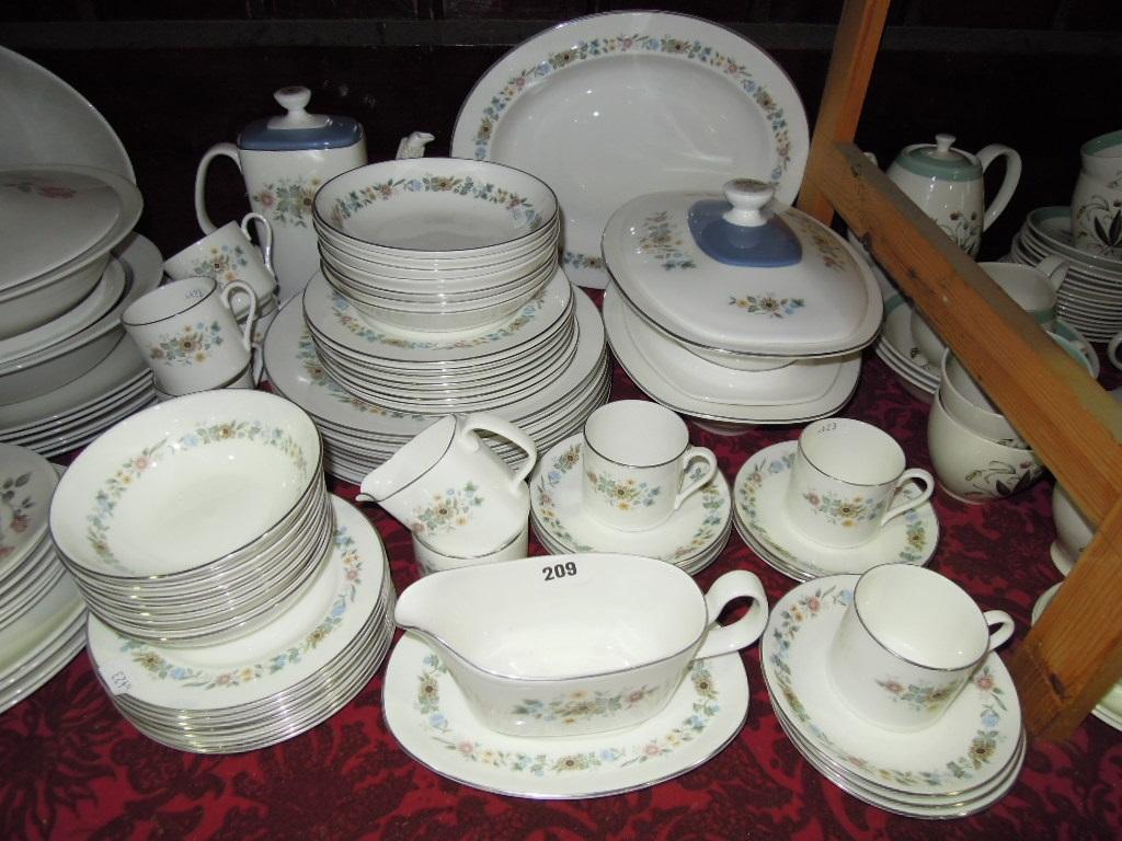 Appraisal: An extensive collection of Royal Doulton Pastorale dinner and coffee