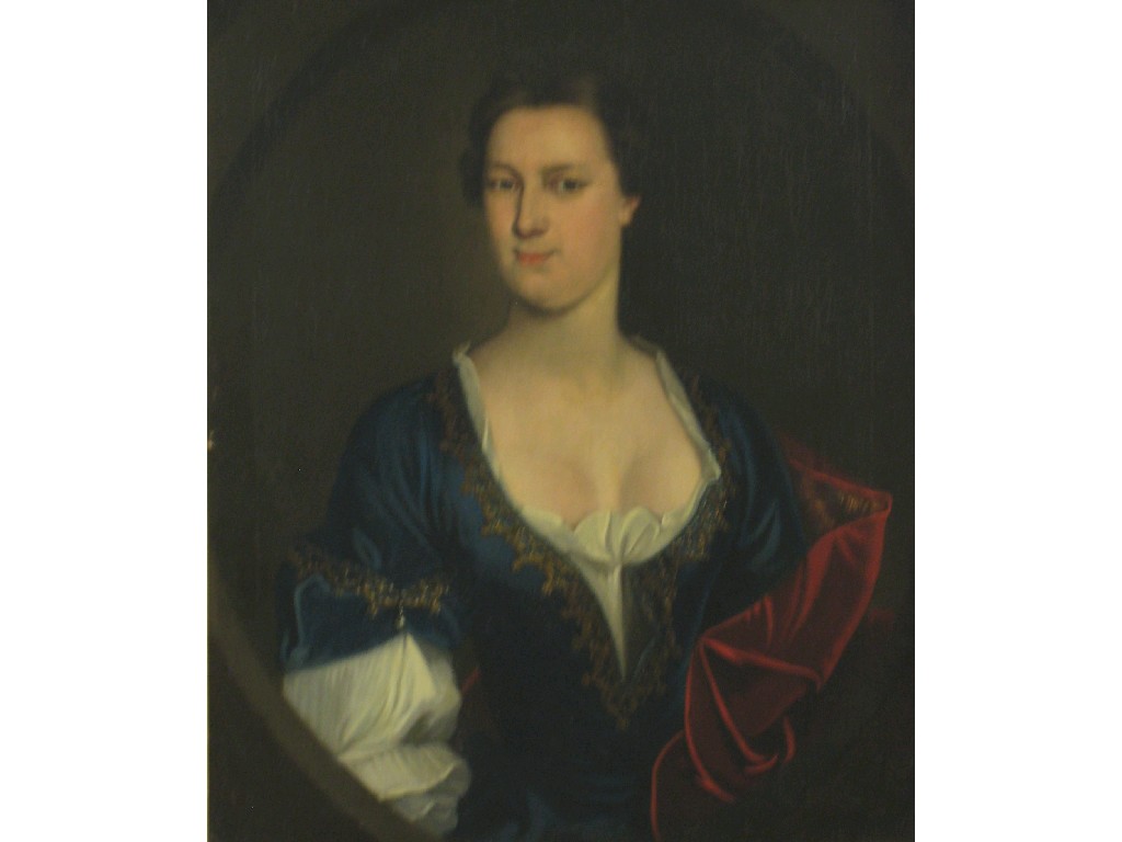 Appraisal: FOLLOWER OF MICHAEL DAHL - Portrait of a Lady half-length