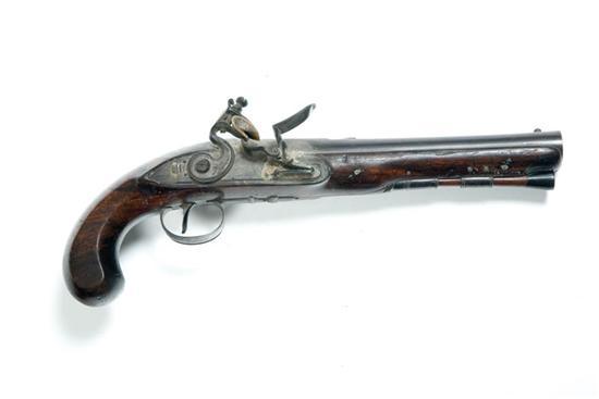 Appraisal: FLINTLOCK PISTOL England early th century Signed on lock and