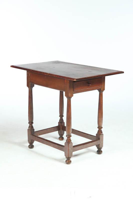 Appraisal: TAVERN TABLE American th century maple and pine Two-board molded