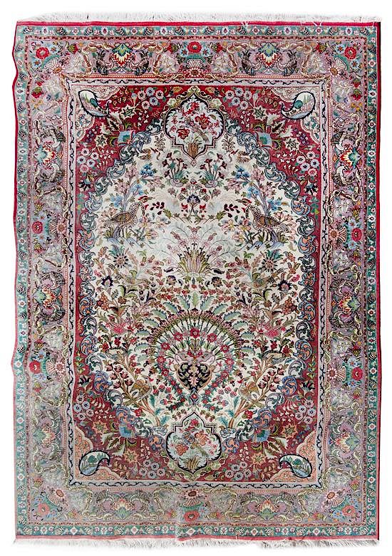 Appraisal: A Tabriz Wool Rug feet inches x feet A Tabriz