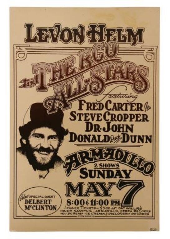 Appraisal: Armadillo World Headquarters Levon Helm and The RCO All-Stars concert