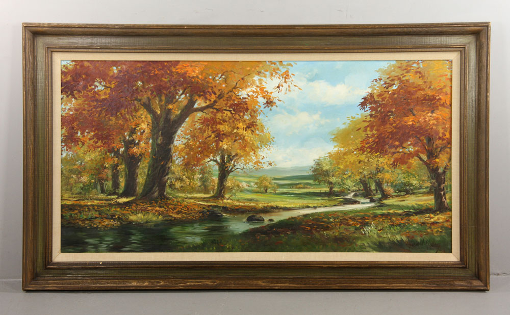 Appraisal: - Young Fall Landscape O C Harland Young b fall