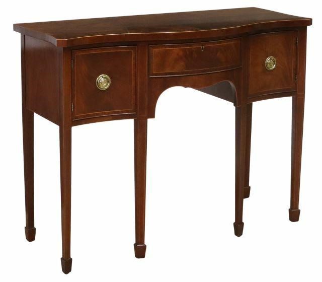 Appraisal: Federal style mahogany brandy board server from the Historic Charleston