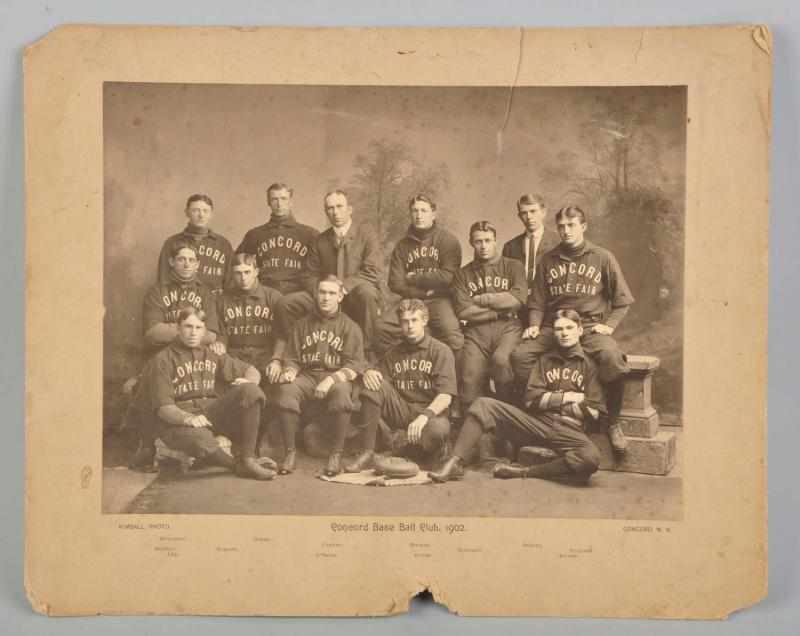 Appraisal: Lot of Early Sports Team Photos Description Includes one marked