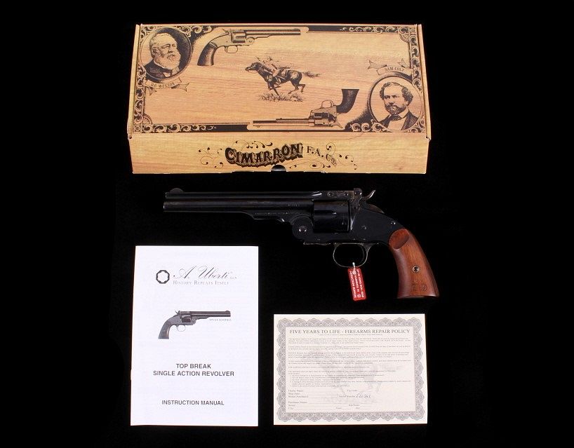 Appraisal: Model Schofield LC Cimarron Revolver For your consideration is a