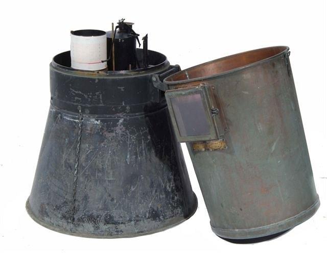 Appraisal: A LARGE CASSELLA OF LONDON TIPPING SYPHON RAIN RECORDER numbered