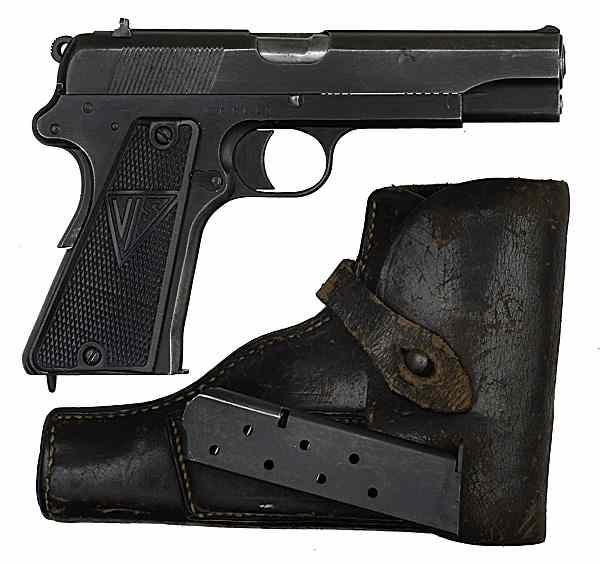 Appraisal: WWII Nazi Marked Polish Radom Model Semi-Auto Pistol and Holster