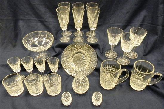 Appraisal: Assortment of Waterford signed and unsigned all the same pattern