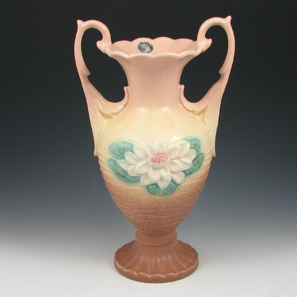 Appraisal: Hull Water Lily L- - Vase - Mint w Label