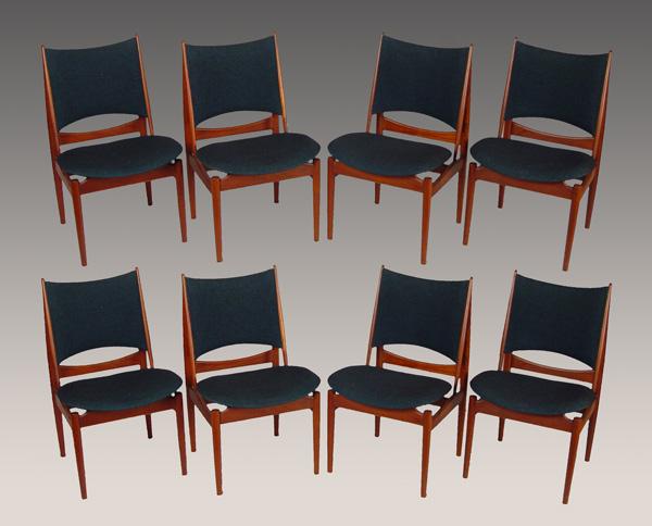 Appraisal: SET OF FINN JUHL FOR NIELS VODDER EGYPTIAN CHAIRS Manufacturer's