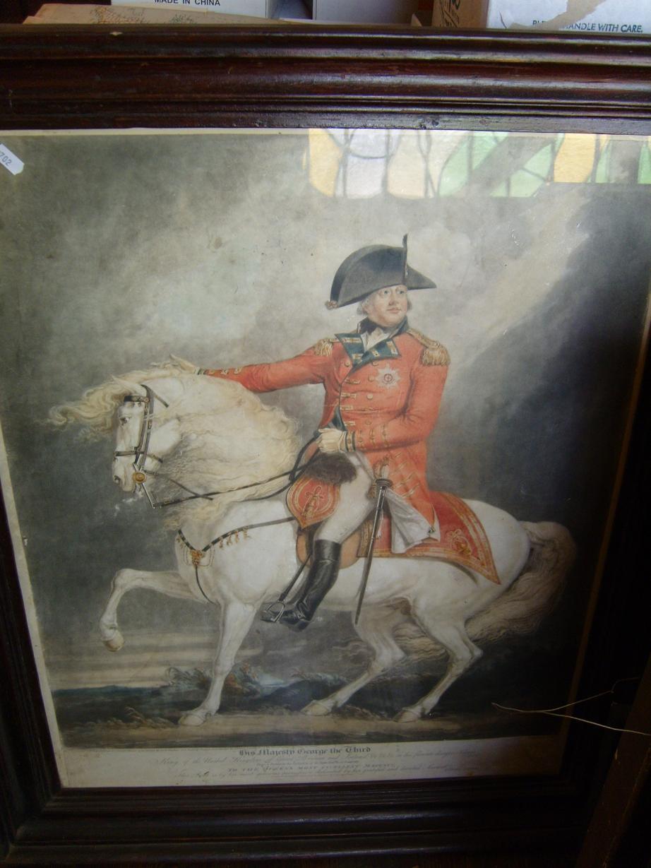 Appraisal: An early th century coloured engraving by Sir William Beechey