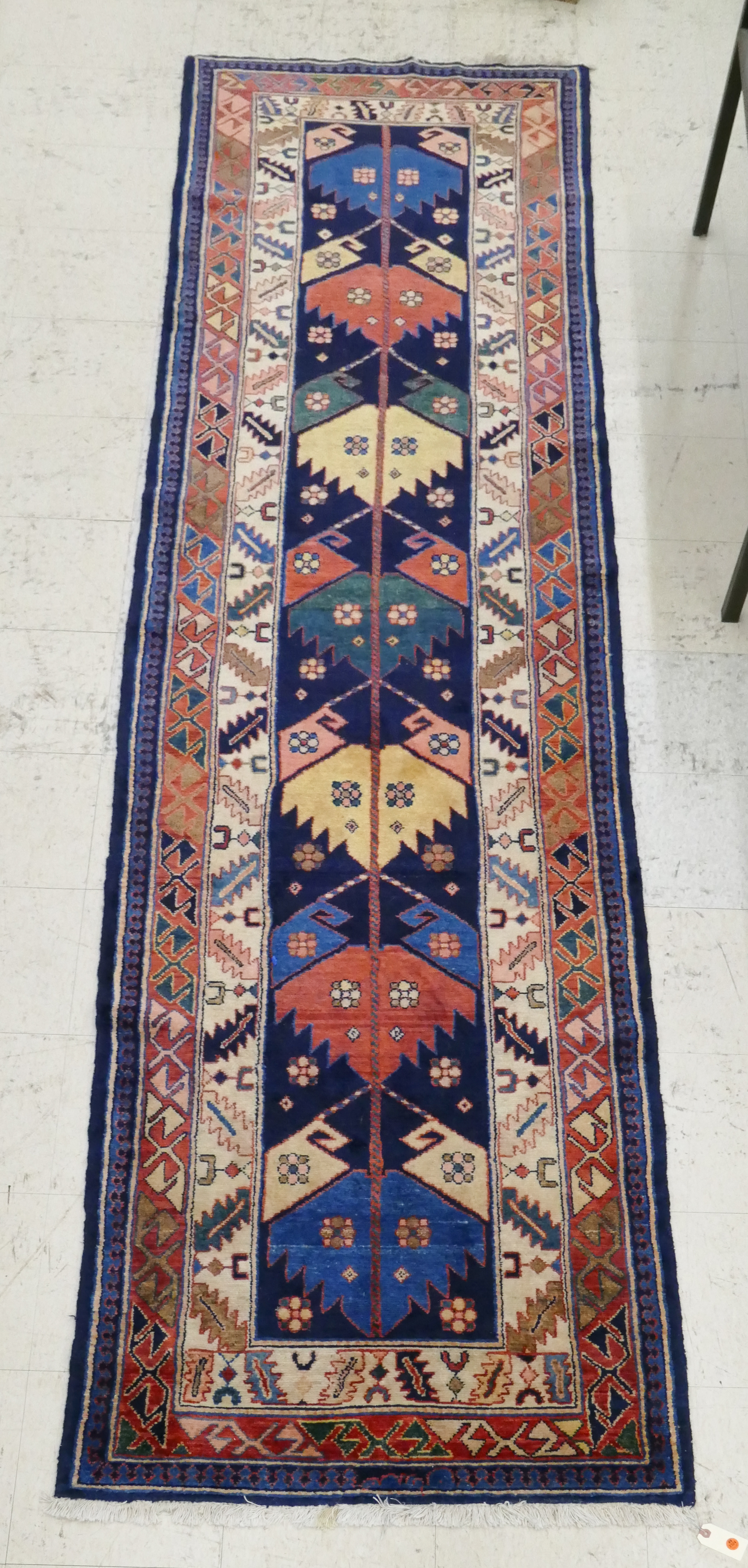 Appraisal: Caucasian Oriental Runner Rug- ' x '