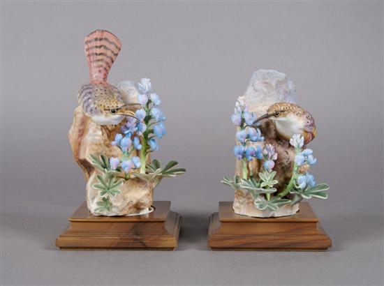 Appraisal: A Pair of Royal Worcester Dorothy Doughty Birds Canyon Wren