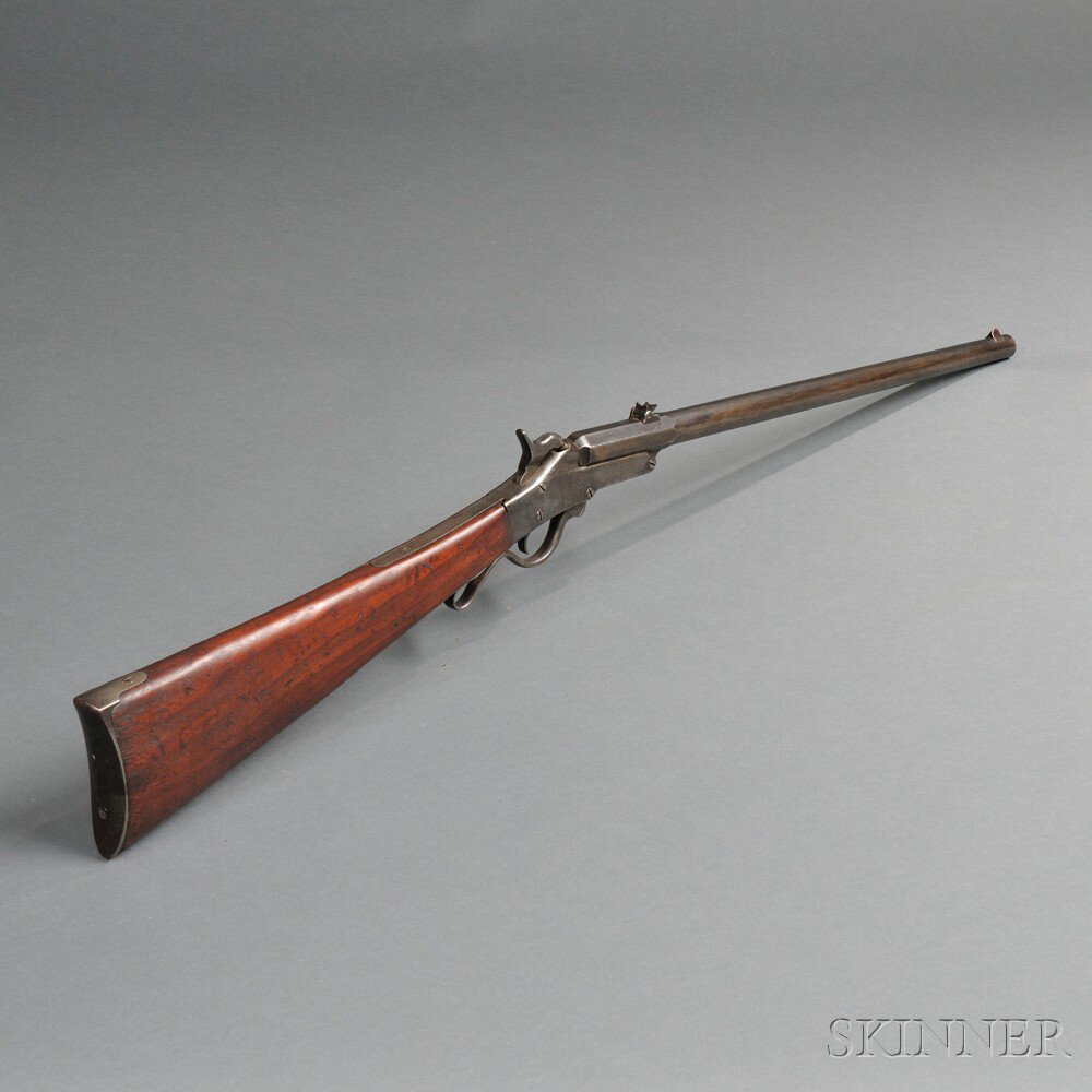 Appraisal: Second Model Maynard Carbine c - walnut stock with inspector