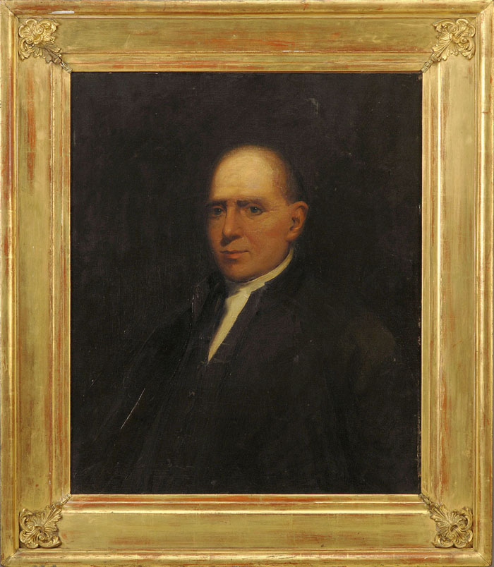 Appraisal: LEOPOLD GOULD SEYFFERT AMERICAN - PORTRAIT OF LUKE WISTAR MORRIS