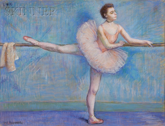 Appraisal: Louis Kronberg American - No Dancer in Rose at the