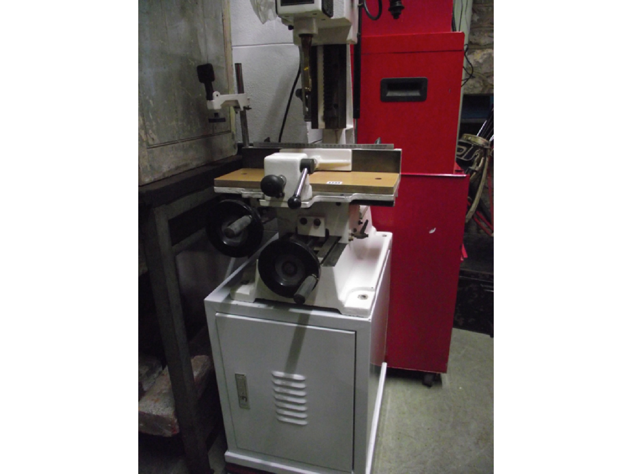 Appraisal: A floorstanding morticer model number watt motor spindle speed rpm