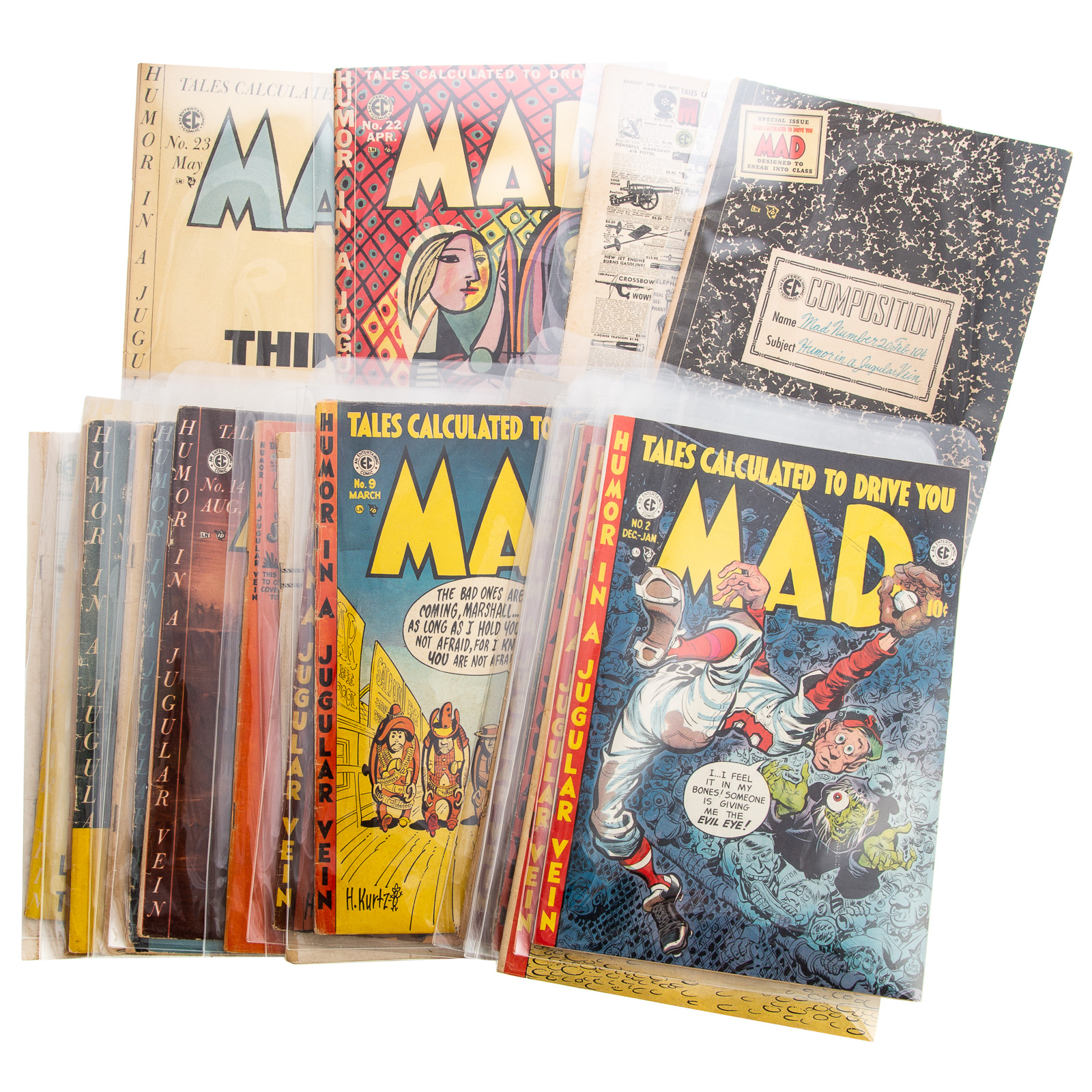 Appraisal: MAD MAGAZINE RUN ISSUES - - includes two issues