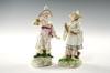 Appraisal: FIGURINES - Pair of Frankenthal Turkish figures blue crowned C