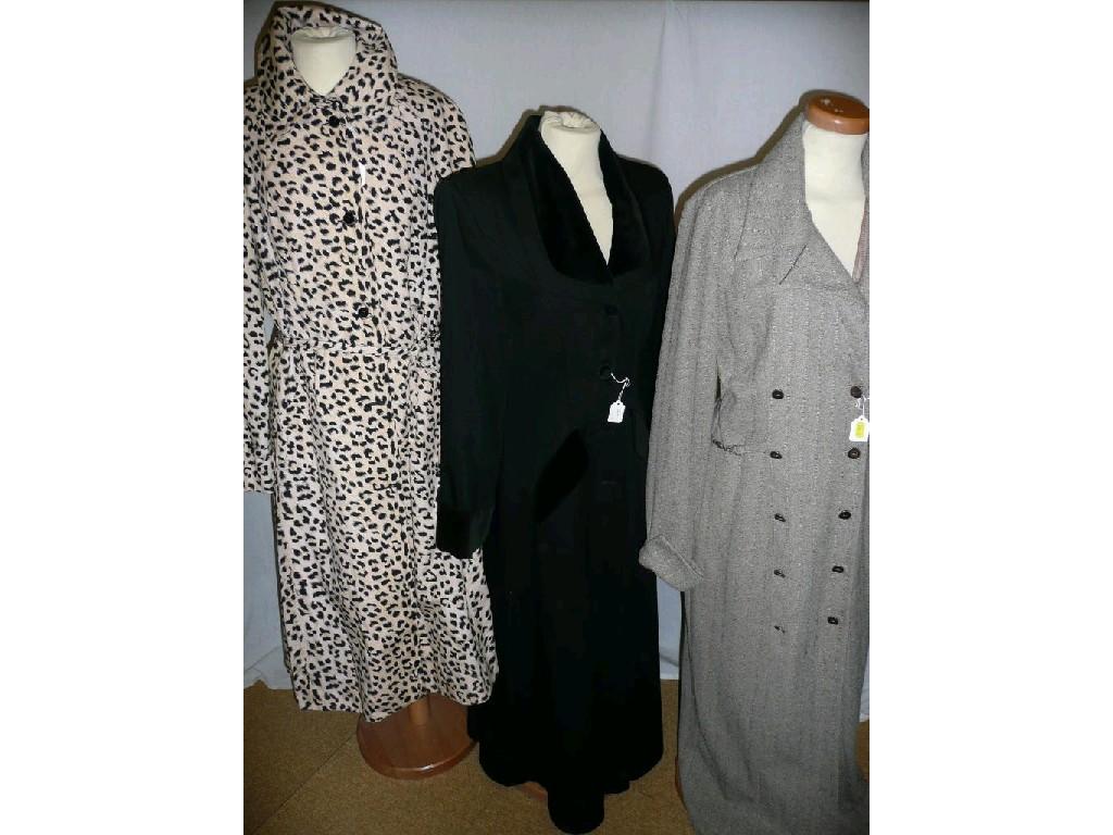 Appraisal: Three coats from various eras and differing styles - one