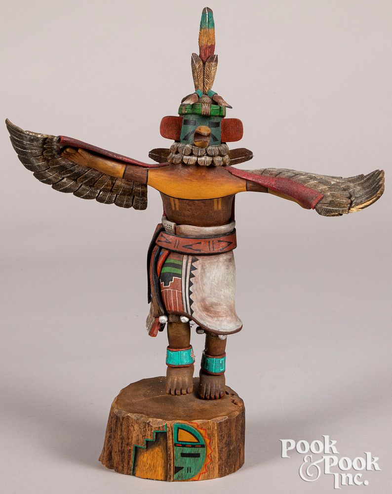 Appraisal: John Fredericks Hopi Indian carved kachina doll John Fredericks Hopi